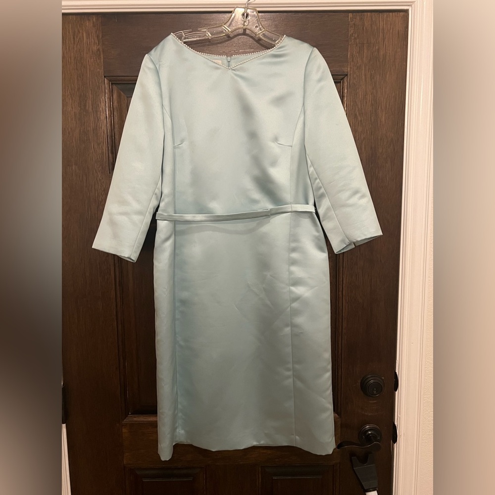 Kasper Light Green Dress - Picture 3 of 6